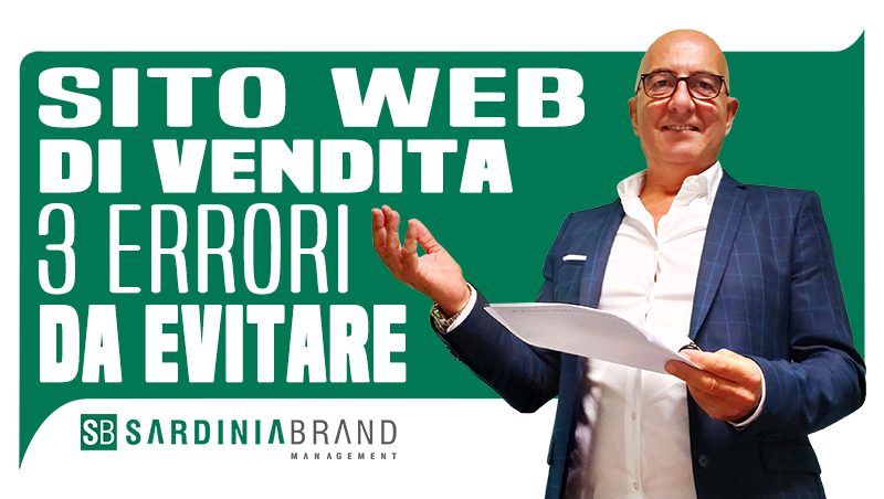 I 3 errori da evitare in un sito web di vendita